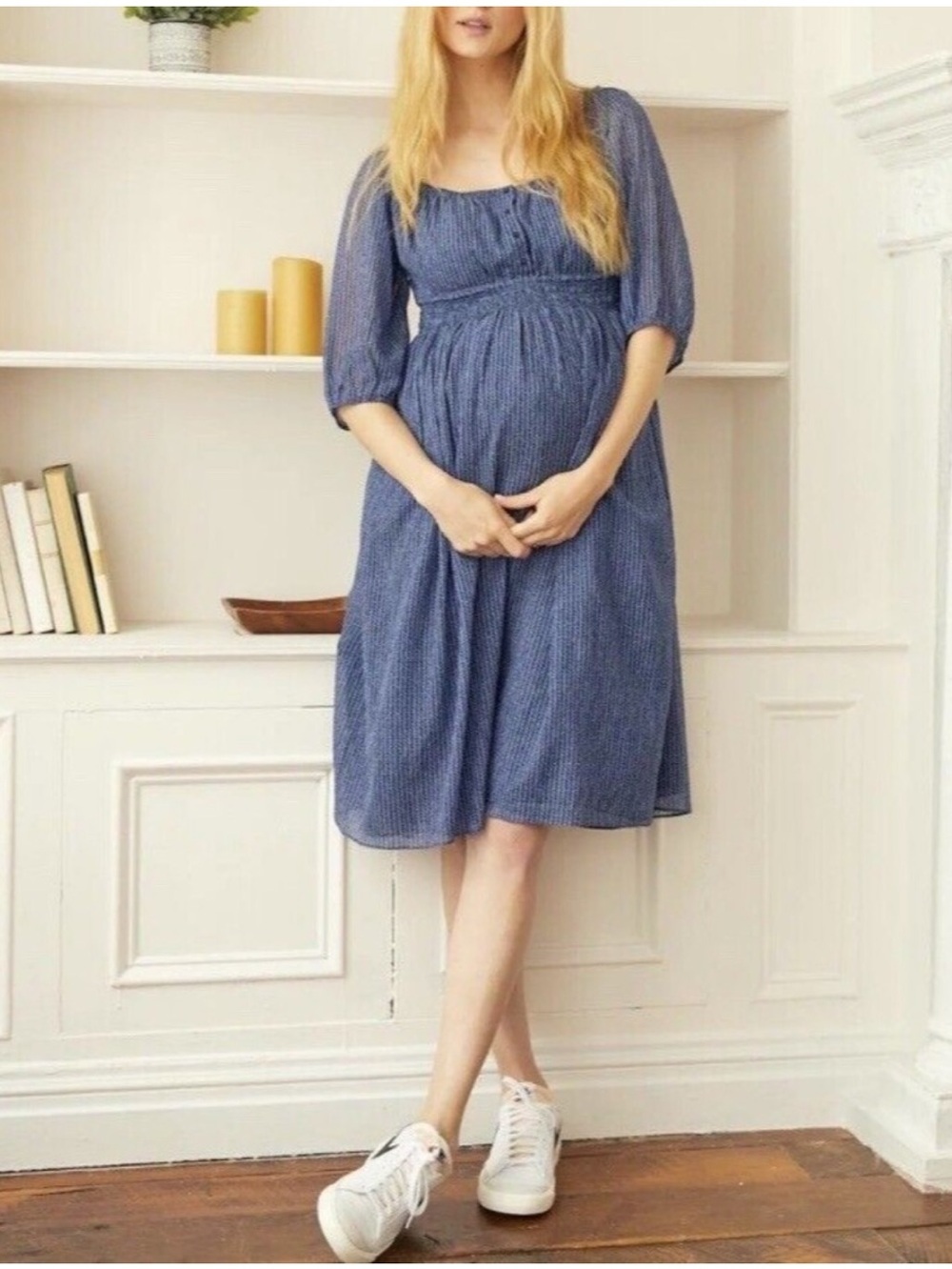 Hatch The Briar Dress in Indigo Dashdot NWT - Picture 4 of 16